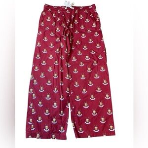 American Eagle AEO Dorm "Beer Season" Reindeer Mug Flannel Pajama Pants M/M